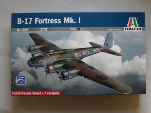 ITALERI 1/72 1304 B-17 FORTRESS Mk.I